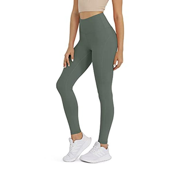 Full-Length Leggings with Dual Pockets ODODOS Womens High Waisted Tummy Control Workout Pants